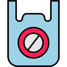 Plastic bag icon