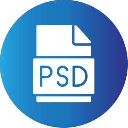 psd 파일 icon