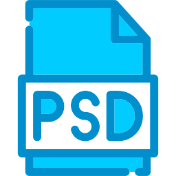 arquivo psd Ícone