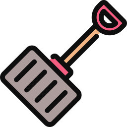 Snow shovel icon