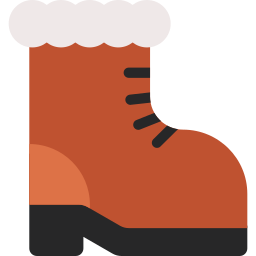 Winter shoes icon