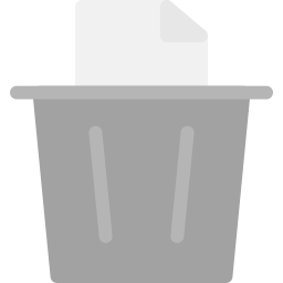 Paper bin icon