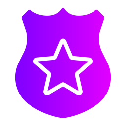 escudo policial Ícone