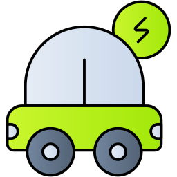 Electric car icon