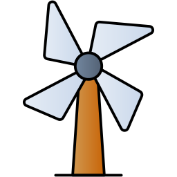 Wind energy icon