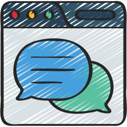 Web chat icon