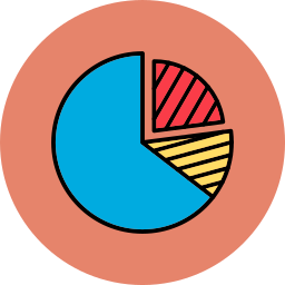 tableau rond Icône