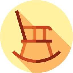 Rocking chair icon