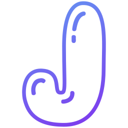 Letter j icon