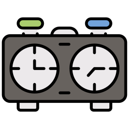 Chess clock icon