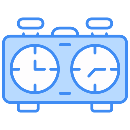 Chess clock icon