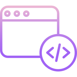 Web programming icon