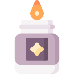 Scented candle icon