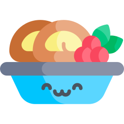 Roll cake icon