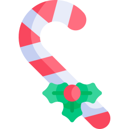 Candy cane icon