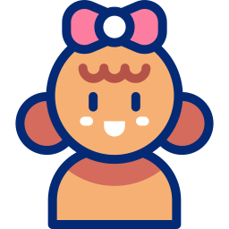 Gingerbread woman icon