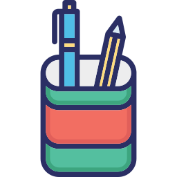 Pencil case icon