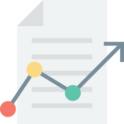 rapport analytique Icône