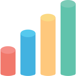 graphique à barres Icône