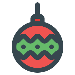 Christmas ball icon