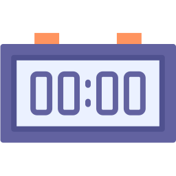 Digital clock icon