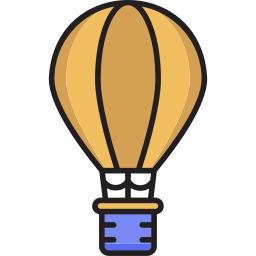 Hot air ballon icon