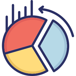 diagramme circulaire Icône