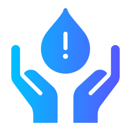 Water crisis icon