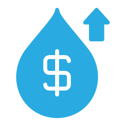 Water price icon