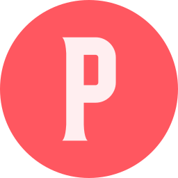 文字p icon