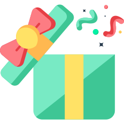 Gift box icon