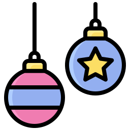 bola de natal Ícone