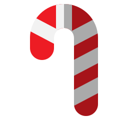 Candy cane icon