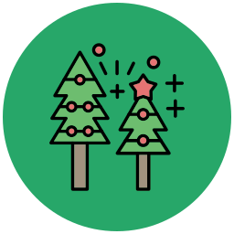 Christmas tree icon