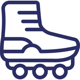 Wheel shoes icon