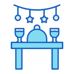 Dinner table icon