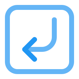 Turn left icon