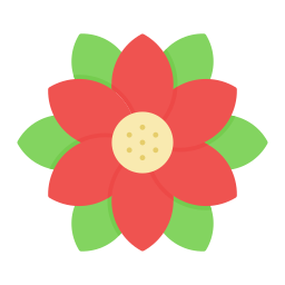 Poinsettia icon