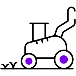 tondeuse à gazon Icône