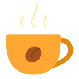 Hot coffee icon