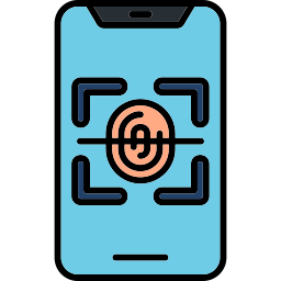 Fingerprint scanner icon