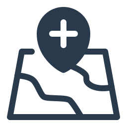 Landmark navigation icon