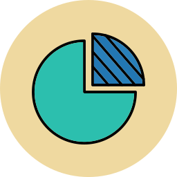 diagramme circulaire Icône