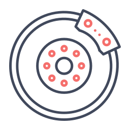 Brake disc icon