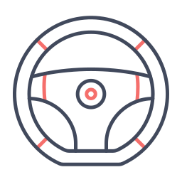 Steering wheel icon