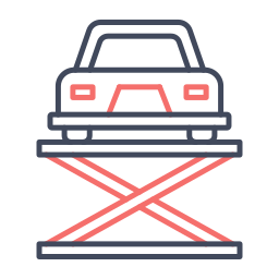 Car lift icon