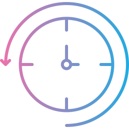 terug in de tijd icoon