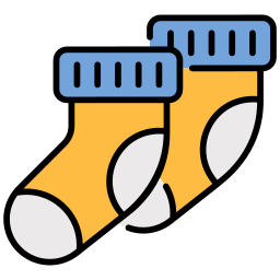 Baby socks icon