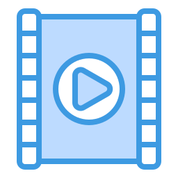 Movie reel icon