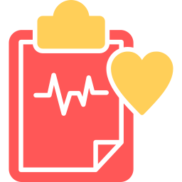 rapport médical Icône